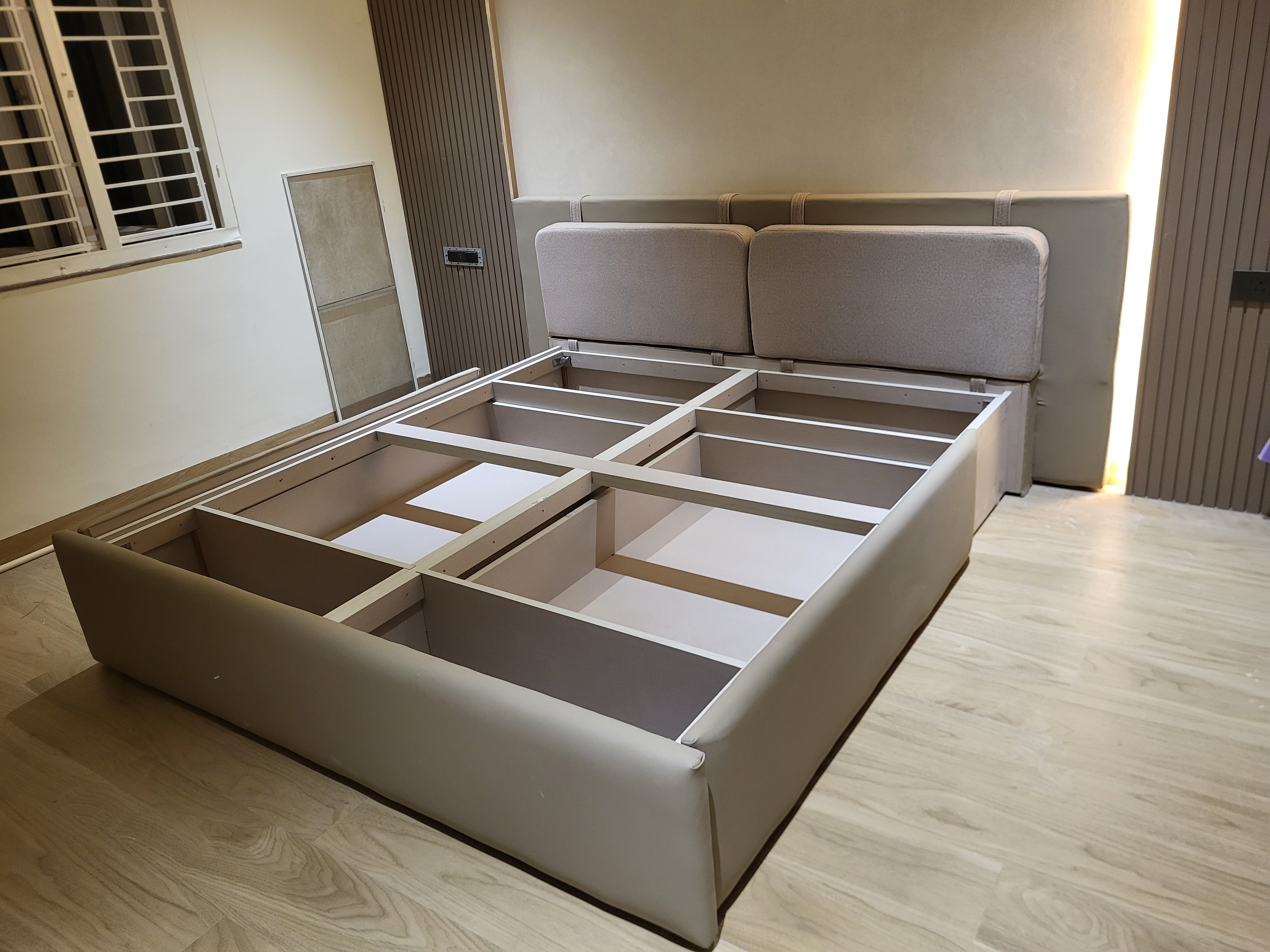 Designer Upholstered Bed